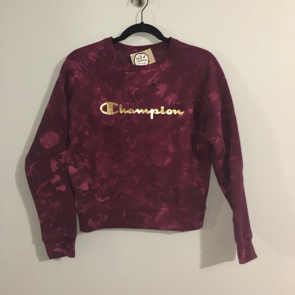 Champion Crewneck Sweatshirt Tie Dye